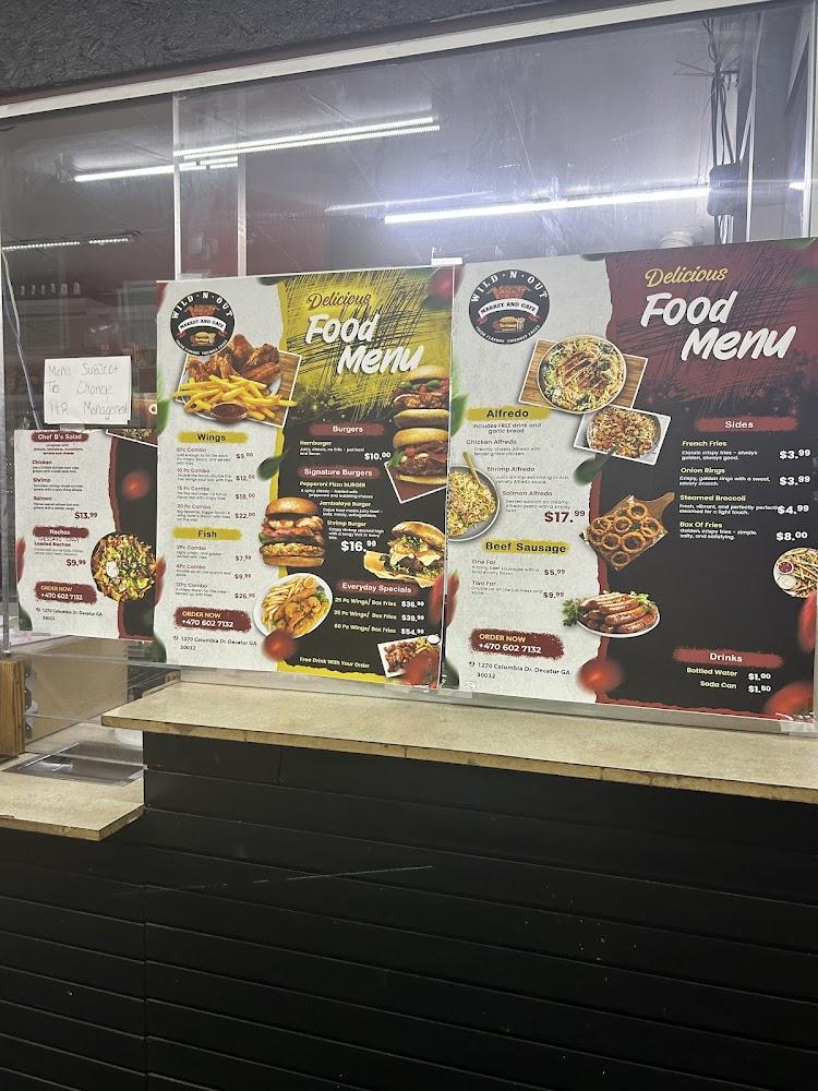 Wild N Out Market & Cafe Menu image 2